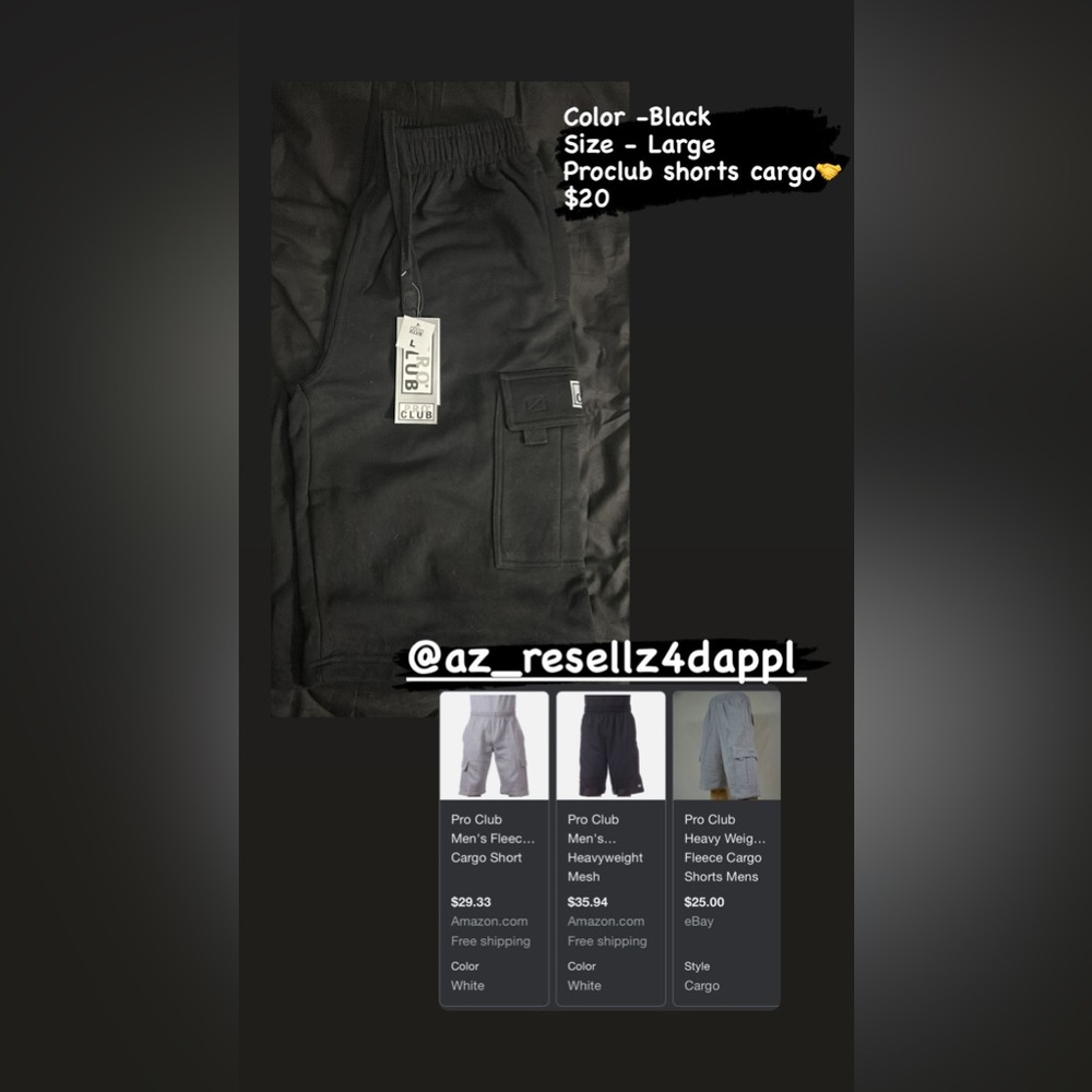 Proclub Cargo Shorts